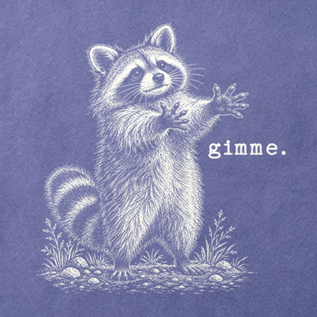 Gimme Raccoon Cotton T-Shirt