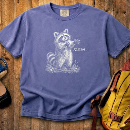 Gimme Raccoon Cotton T-Shirt