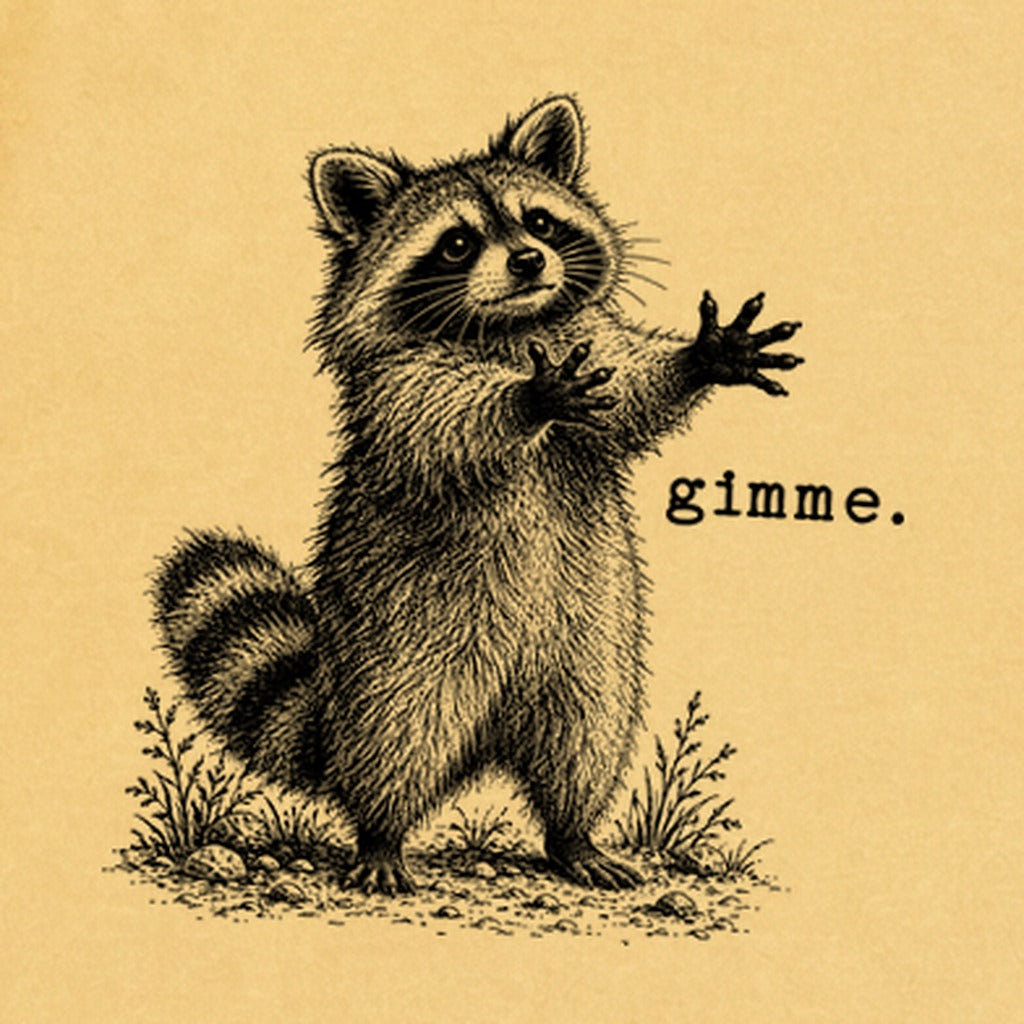 Gimme Raccoon Premium Long Sleeve