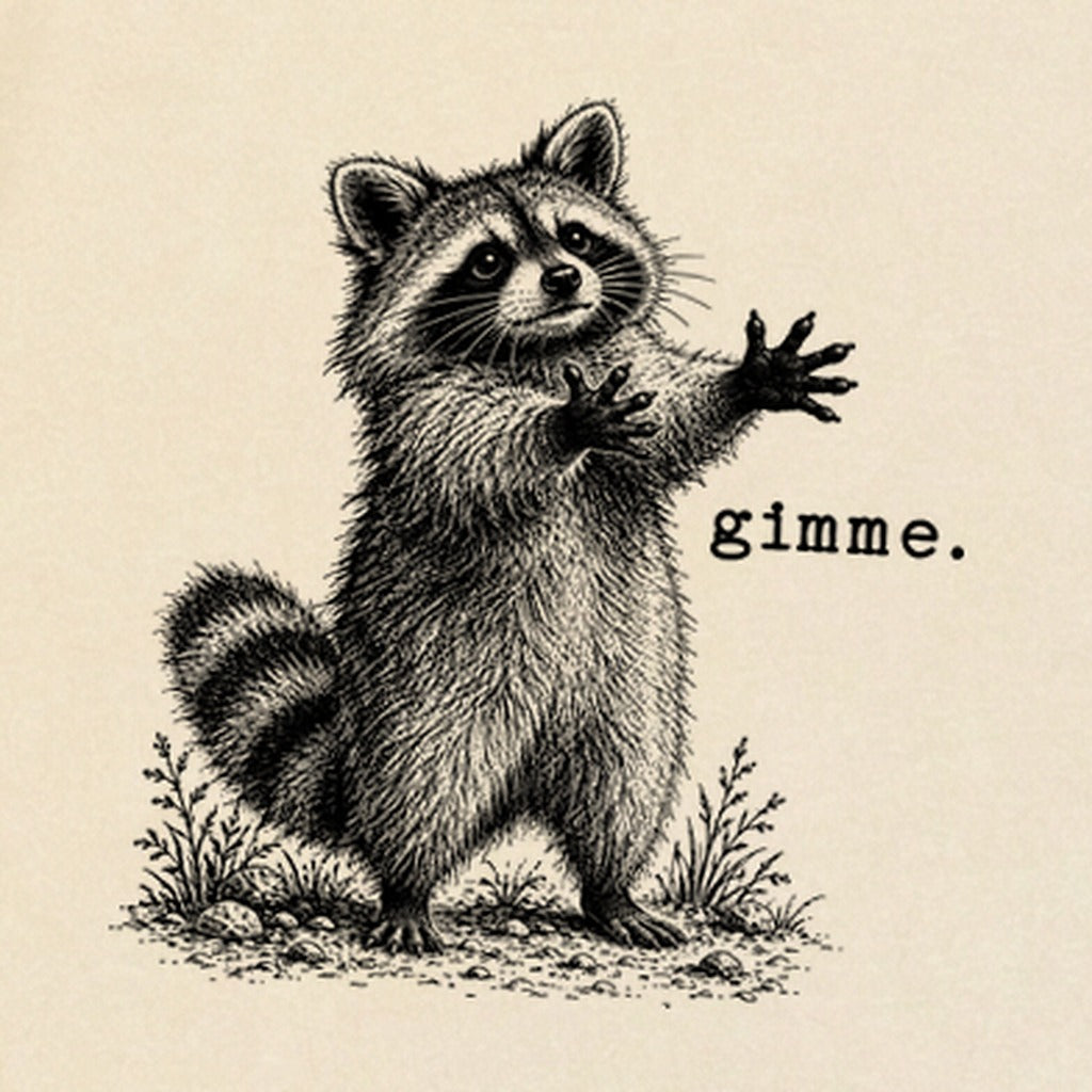 Gimme Raccoon Premium Long Sleeve