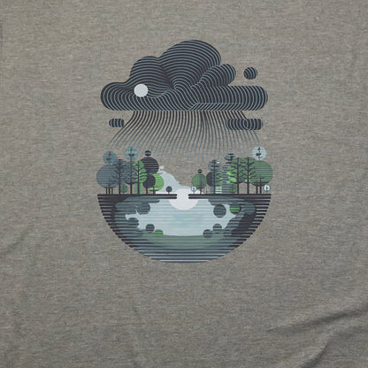 Rainy Day Reflection T-Shirt Adventure and Outdoors Themed T-Shirt