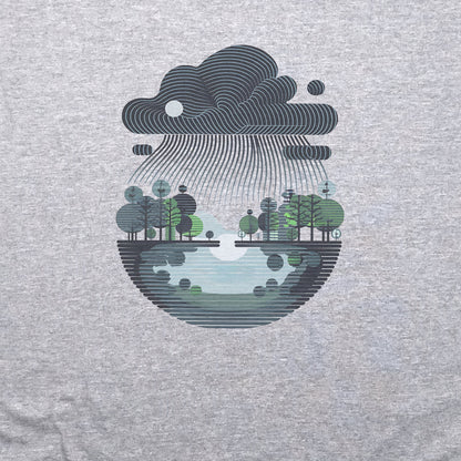 Rainy Day Reflection T-Shirt Adventure and Outdoors Themed T-Shirt