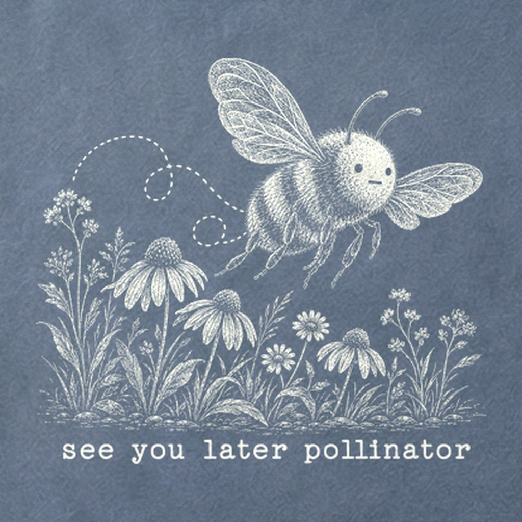 See You Later Pollinator Bee Cotton T-Shirt