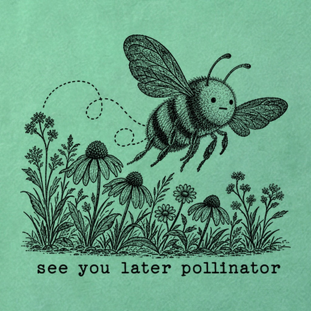 See You Later Pollinator Bee Cotton T-Shirt