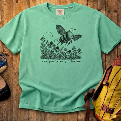 See You Later Pollinator Bee Cotton T-Shirt