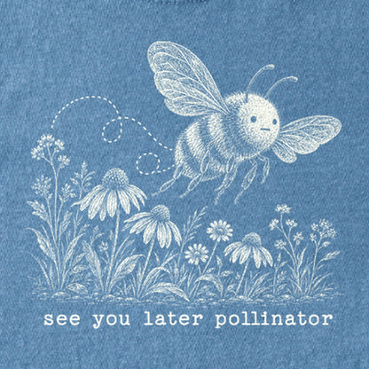 See You Later Pollinator Bee Kids Cotton T-Shirt