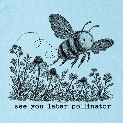 See You Later Pollinator Bee Kids Cotton T-Shirt
