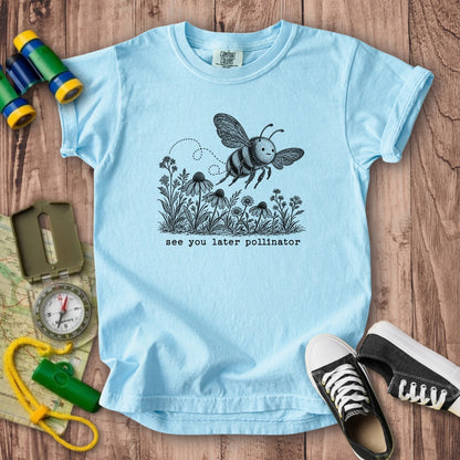 See You Later Pollinator Bee Kids Cotton T-Shirt