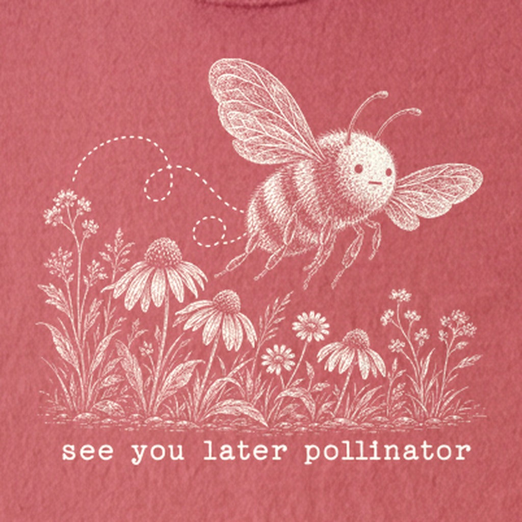 See You Later Pollinator Bee Kids Cotton T-Shirt