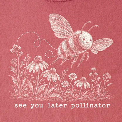 See You Later Pollinator Bee Kids Cotton T-Shirt