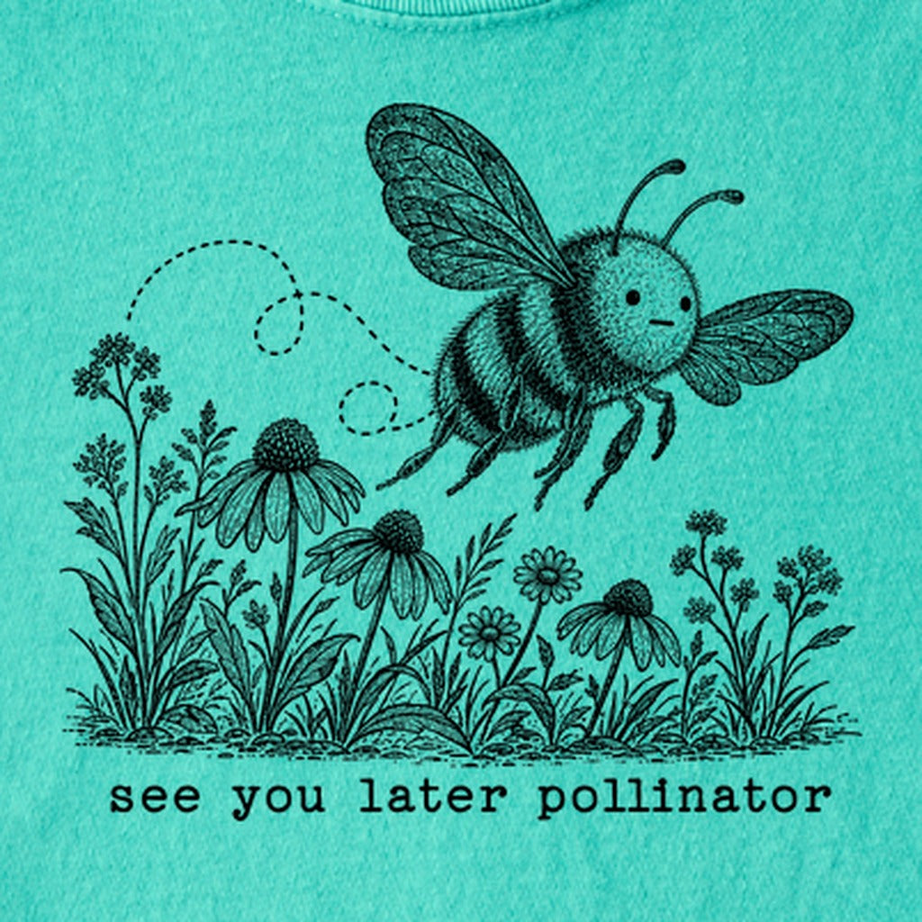 See You Later Pollinator Bee Kids Cotton T-Shirt