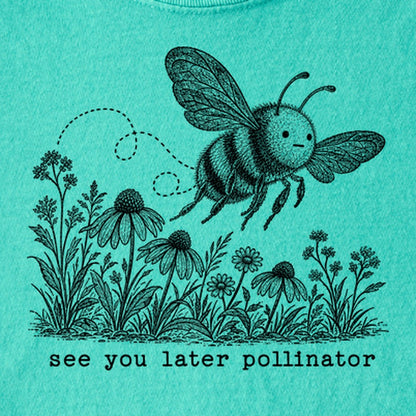 See You Later Pollinator Bee Kids Cotton T-Shirt