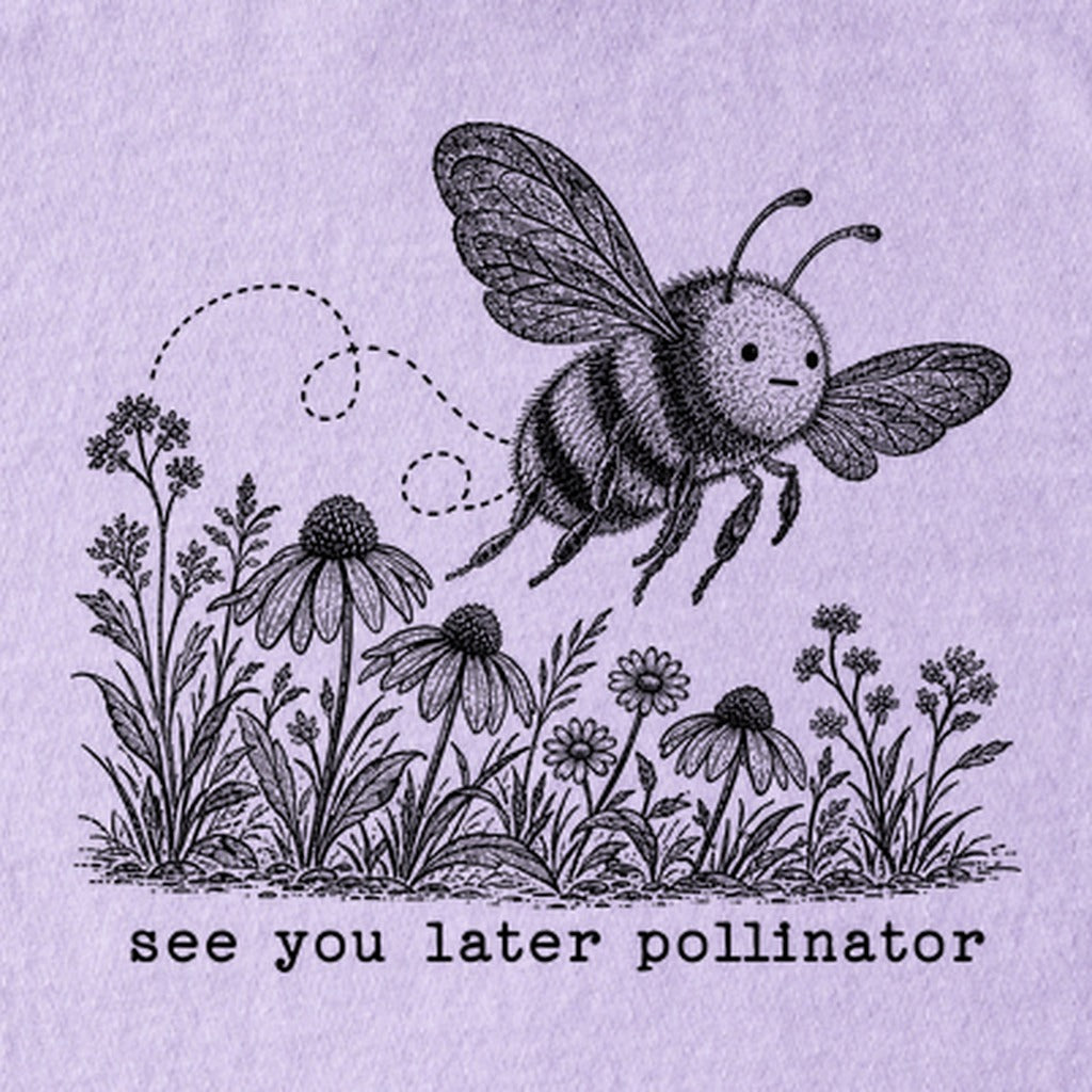 See You Later Pollinator Bee Kids Cotton T-Shirt