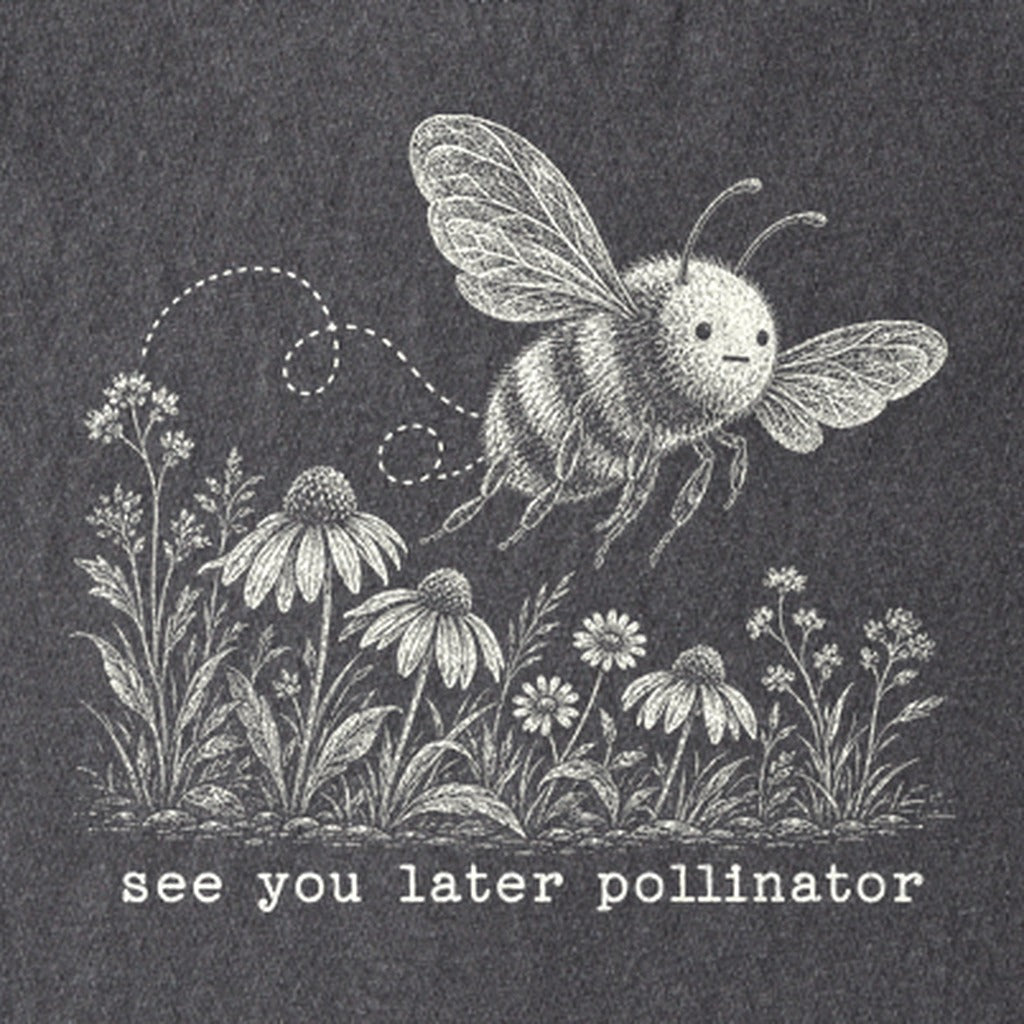 See You Later Pollinator Bee Kids Cotton T-Shirt