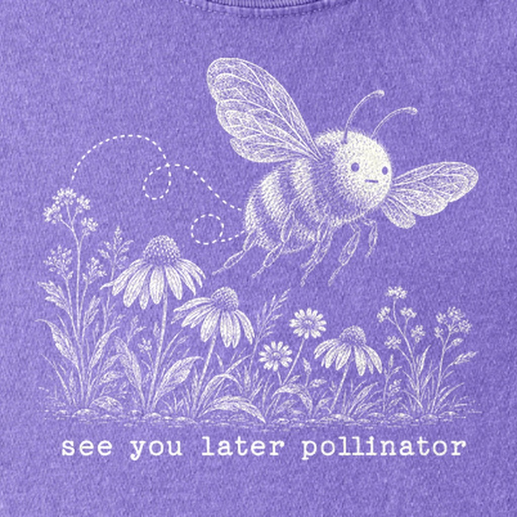 See You Later Pollinator Bee Kids Cotton T-Shirt