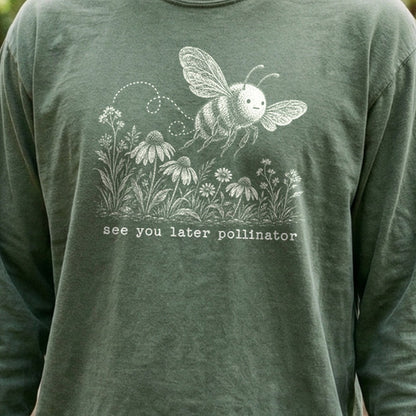 See You Later Pollinator Bee Premium Long Sleeve