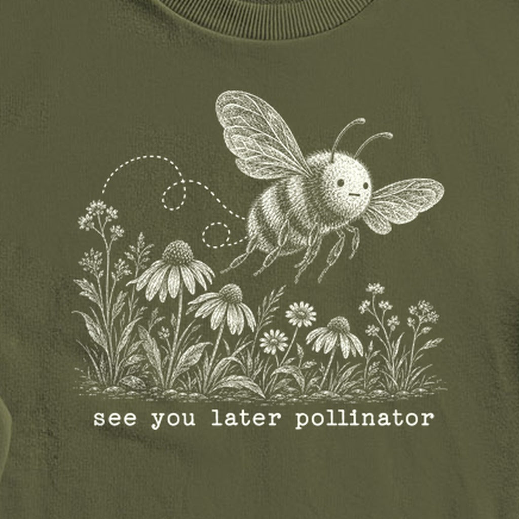 See You Later Pollinator Bee Crewneck Sweatshirt