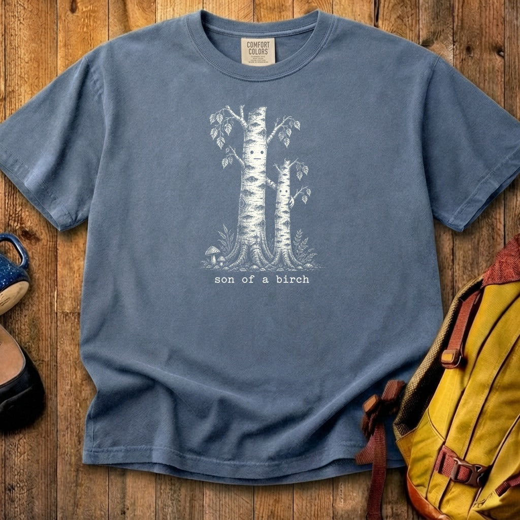 Son a Birch Tree Cotton T-Shirt