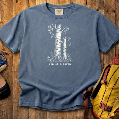 Son a Birch Tree Cotton T-Shirt