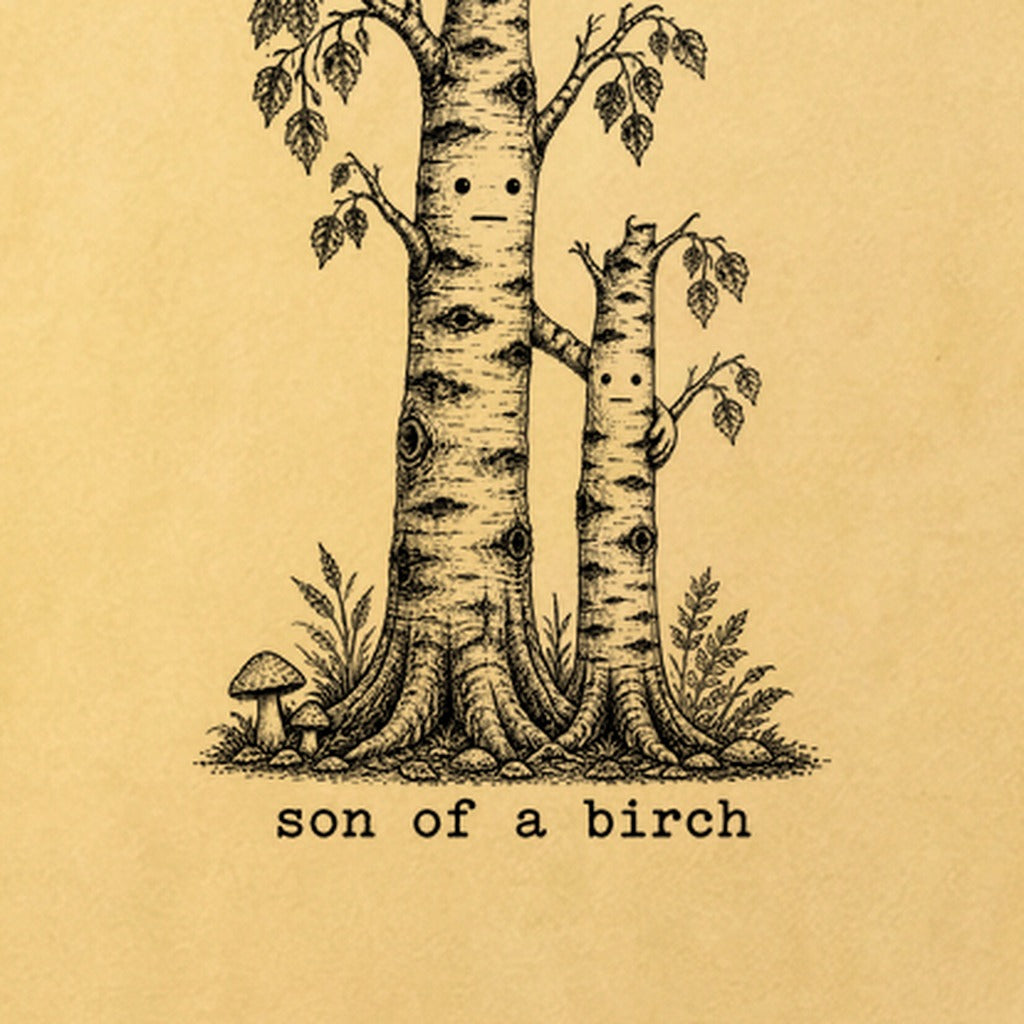 Son a Birch Tree Cotton T-Shirt