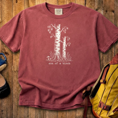 Son a Birch Tree Cotton T-Shirt