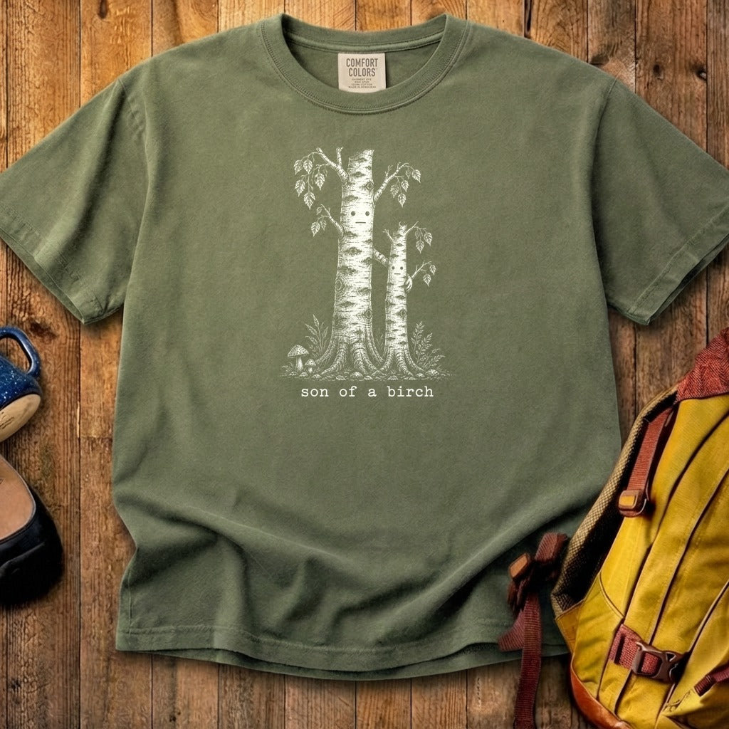 Son a Birch Tree Cotton T-Shirt