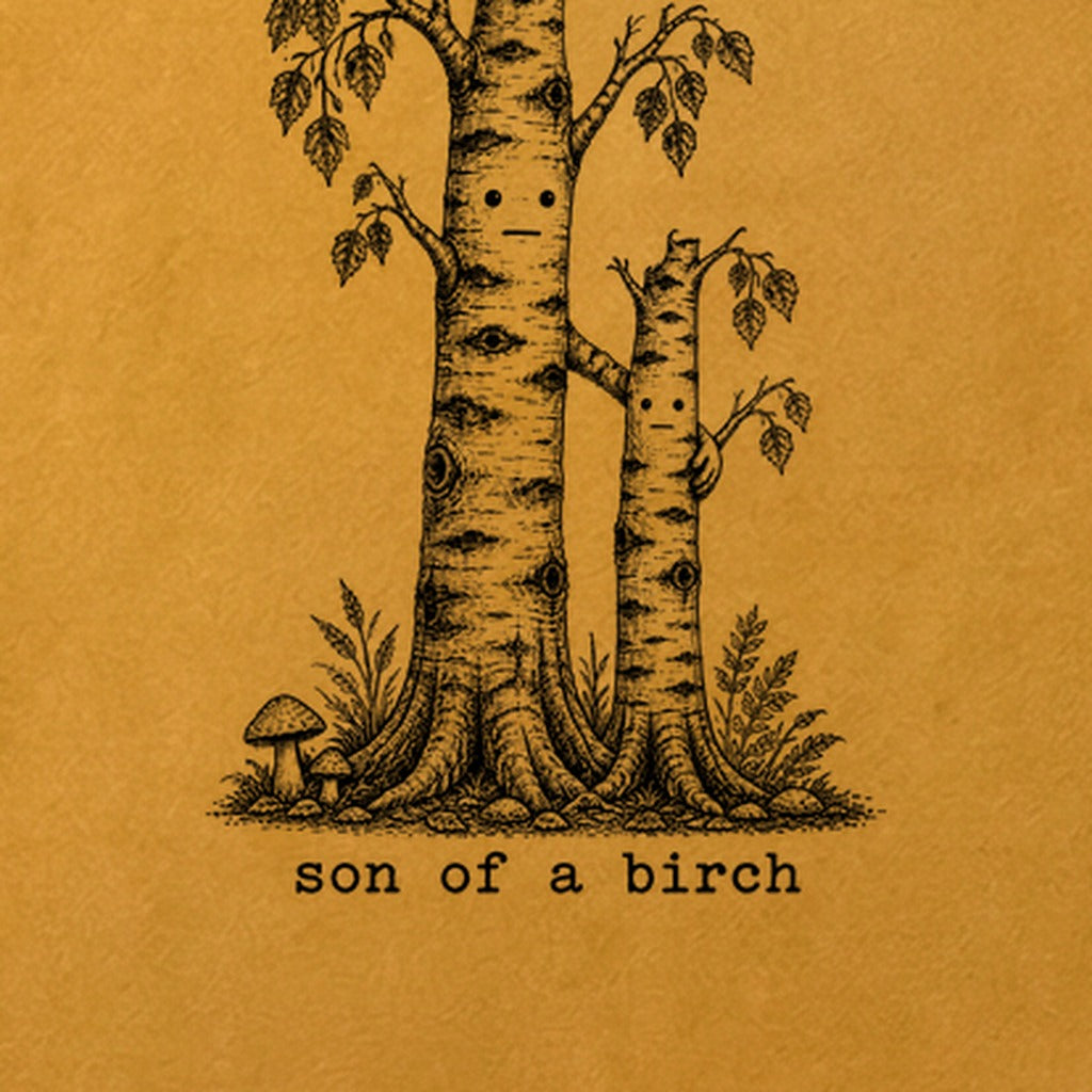 Son a Birch Tree Cotton T-Shirt