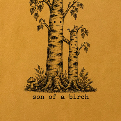 Son a Birch Tree Cotton T-Shirt