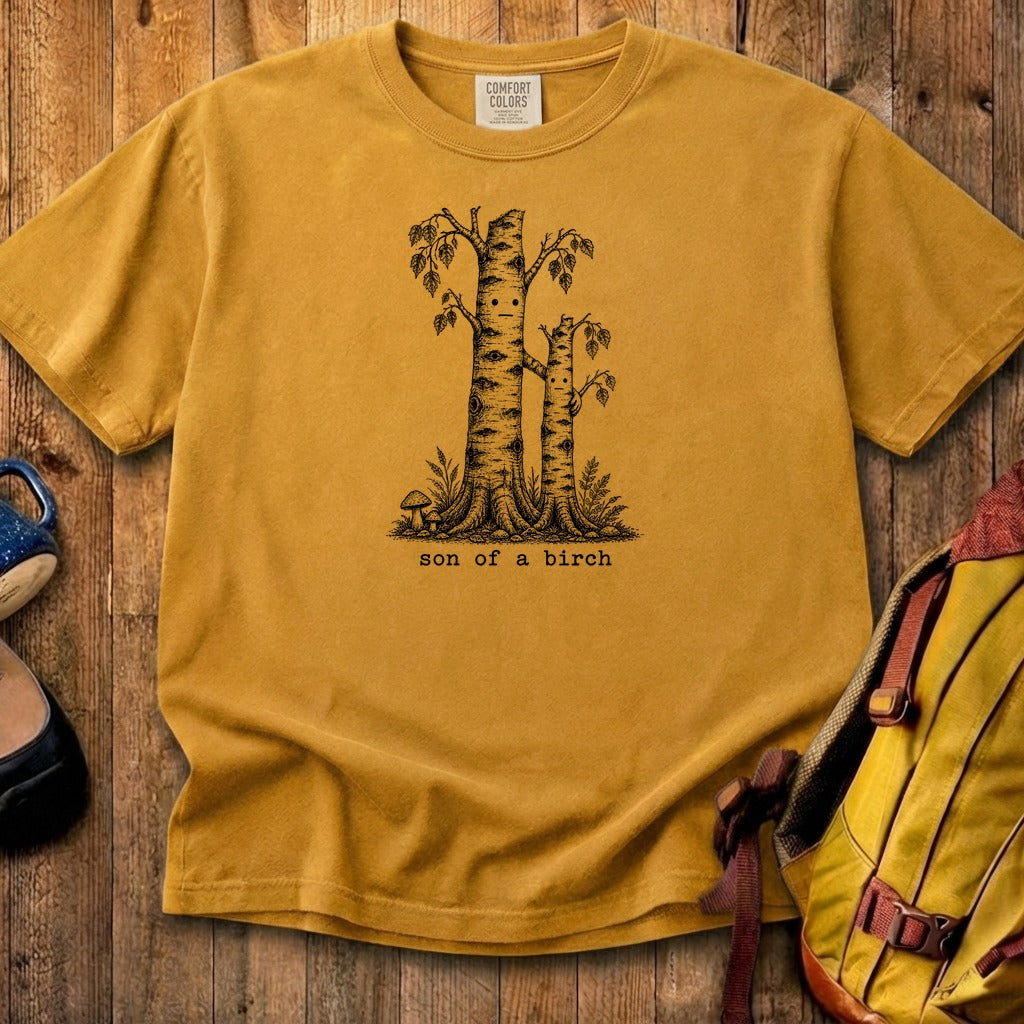 Son a Birch Tree Cotton T-Shirt