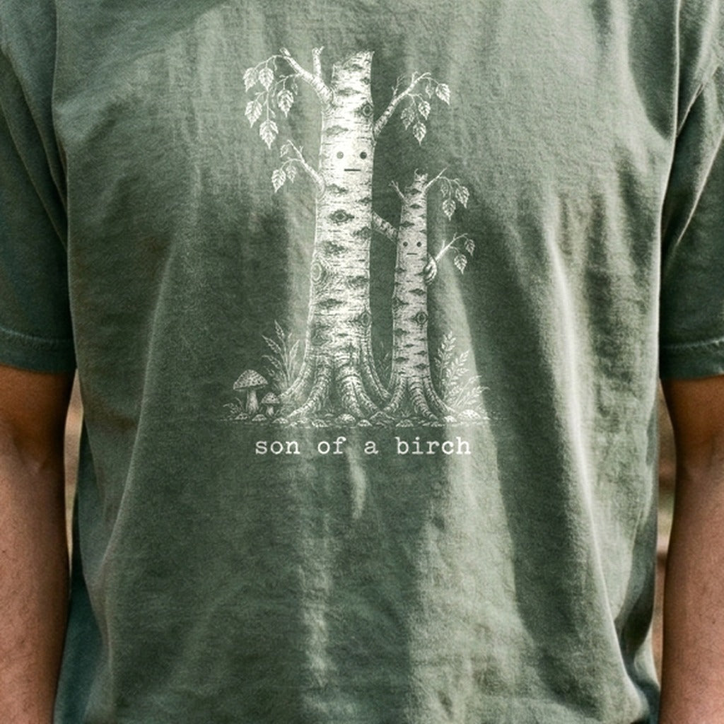 Son a Birch Tree Cotton T-Shirt