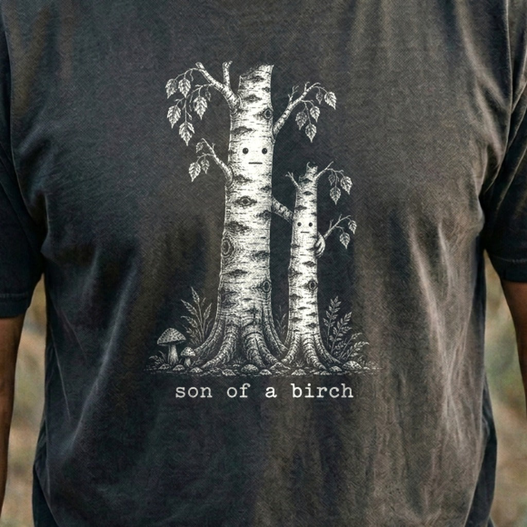 Son a Birch Tree Cotton T-Shirt