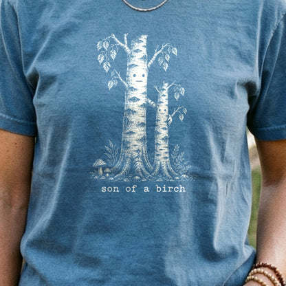 Son a Birch Tree Cotton T-Shirt