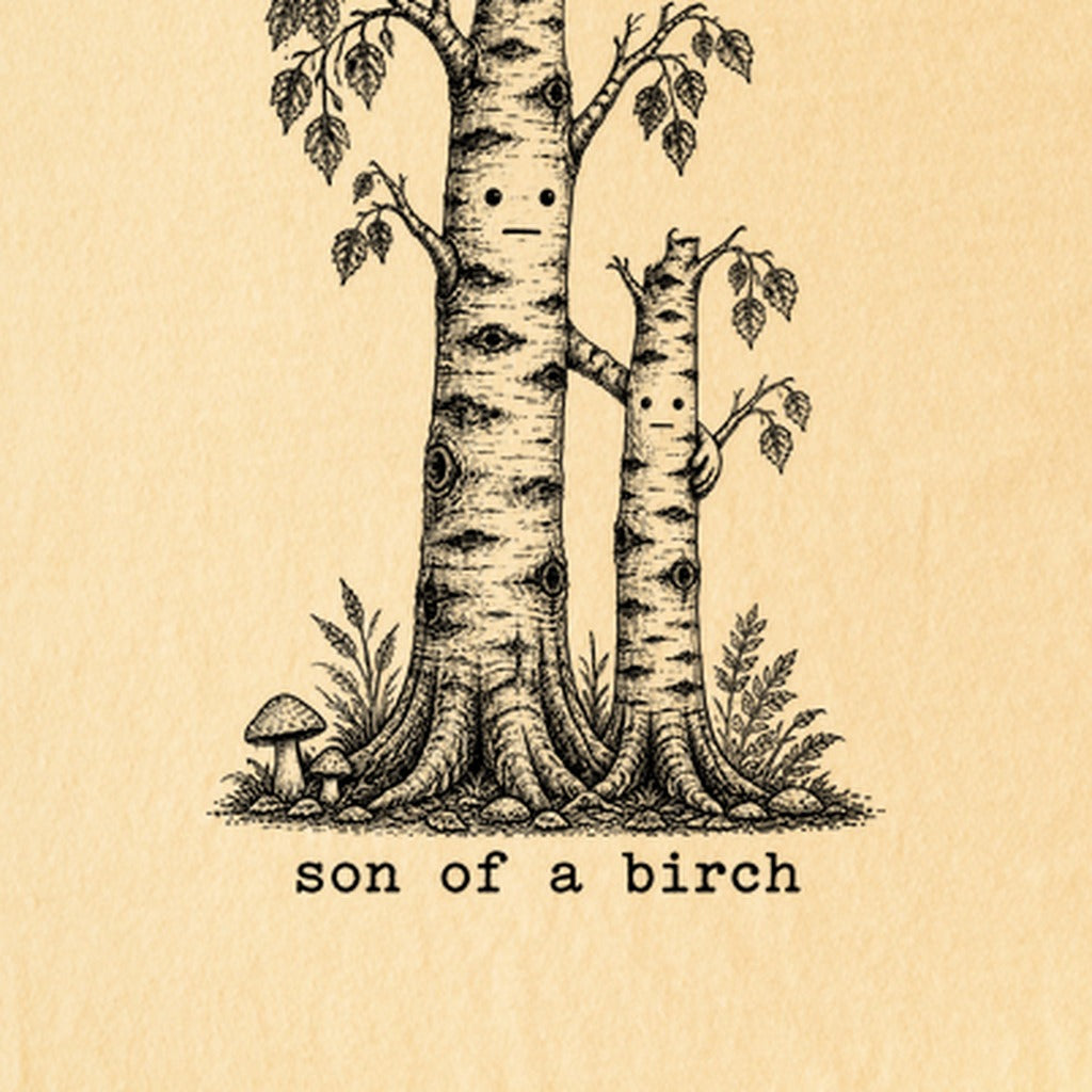 Son a Birch Tree Kids Cotton T-Shirt