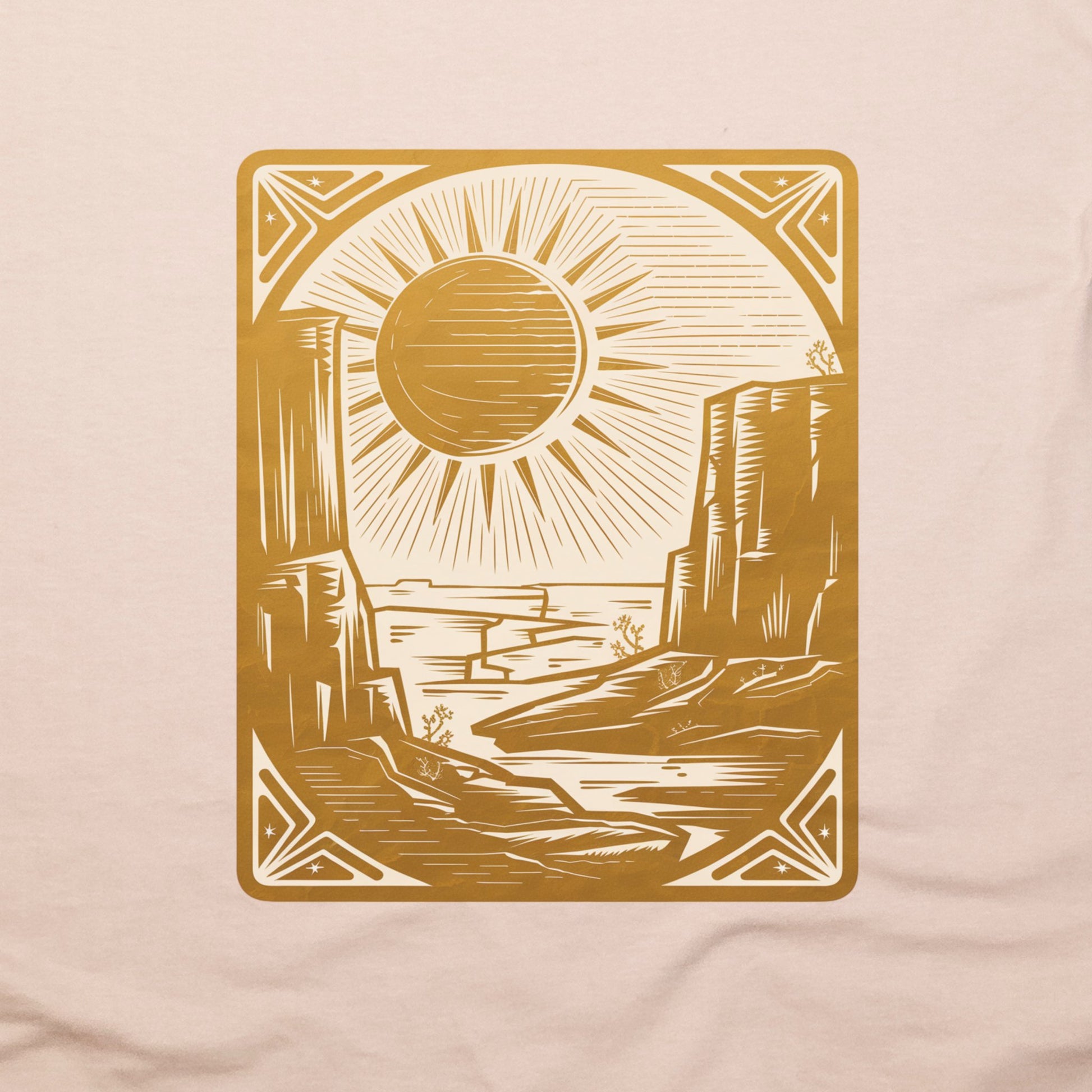 The Wanderer Tarot T-Shirt Adventure and Outdoors Themed T-Shirt