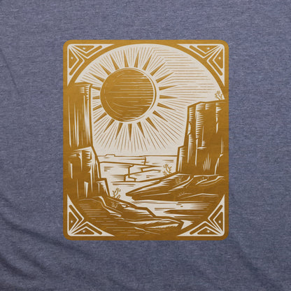 The Wanderer Tarot T-Shirt Adventure and Outdoors Themed T-Shirt
