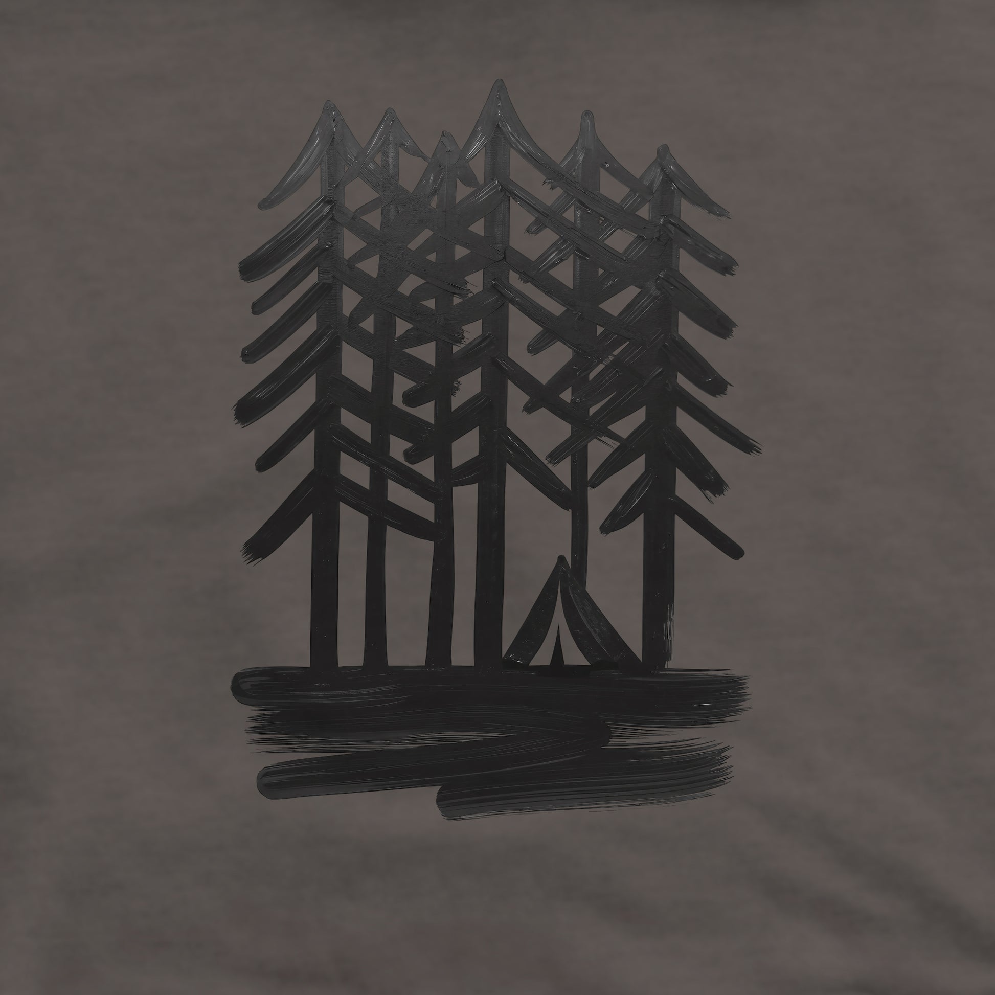 Tall Tree Painting Crewneck Sweatshirt Adventure and Outdoors Themed Sweatshirt
