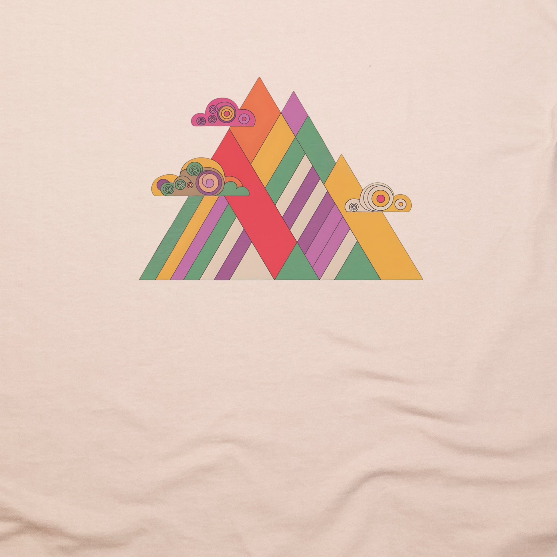 Retro Peaks T-Shirt Adventure and Outdoors Themed T-Shirt