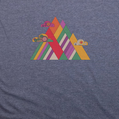 Retro Peaks T-Shirt Adventure and Outdoors Themed T-Shirt