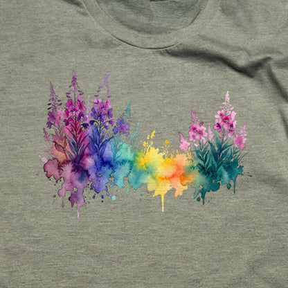 Watercolor Fireweed T-Shirt