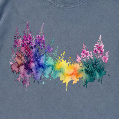 Watercolor Fireweed Premium Long Sleeve