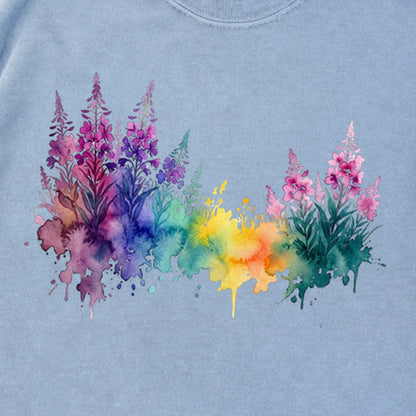 Watercolor Fireweed Premium Long Sleeve