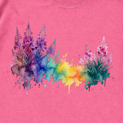 Watercolor Fireweed Premium Long Sleeve