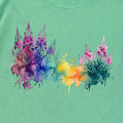 Watercolor Fireweed Premium Long Sleeve