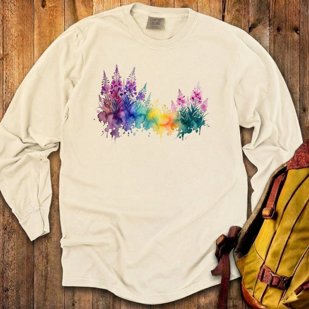 Watercolor Fireweed Premium Long Sleeve