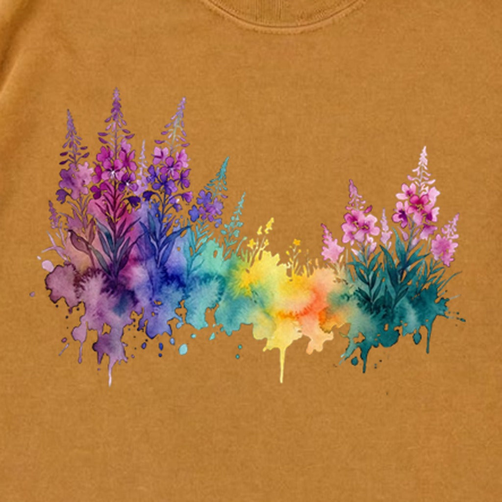 Watercolor Fireweed Premium Long Sleeve