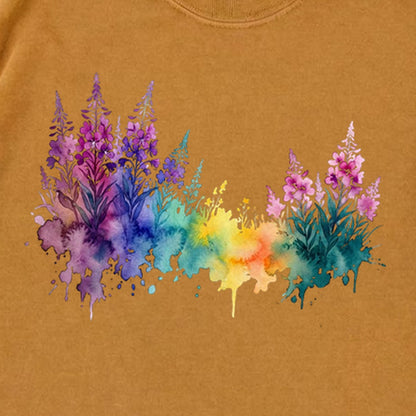 Watercolor Fireweed Premium Long Sleeve