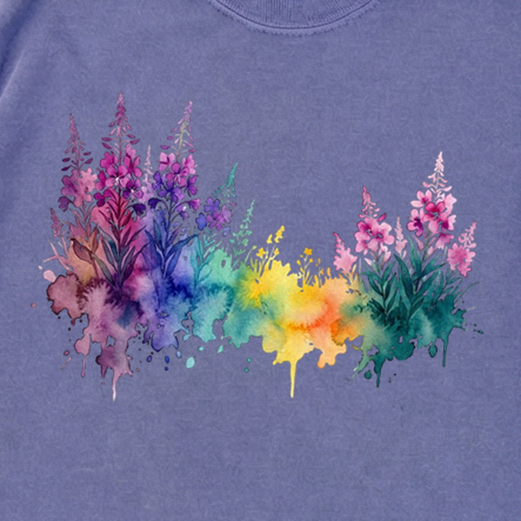 Watercolor Fireweed Premium Long Sleeve