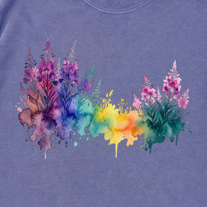 Watercolor Fireweed Premium Long Sleeve