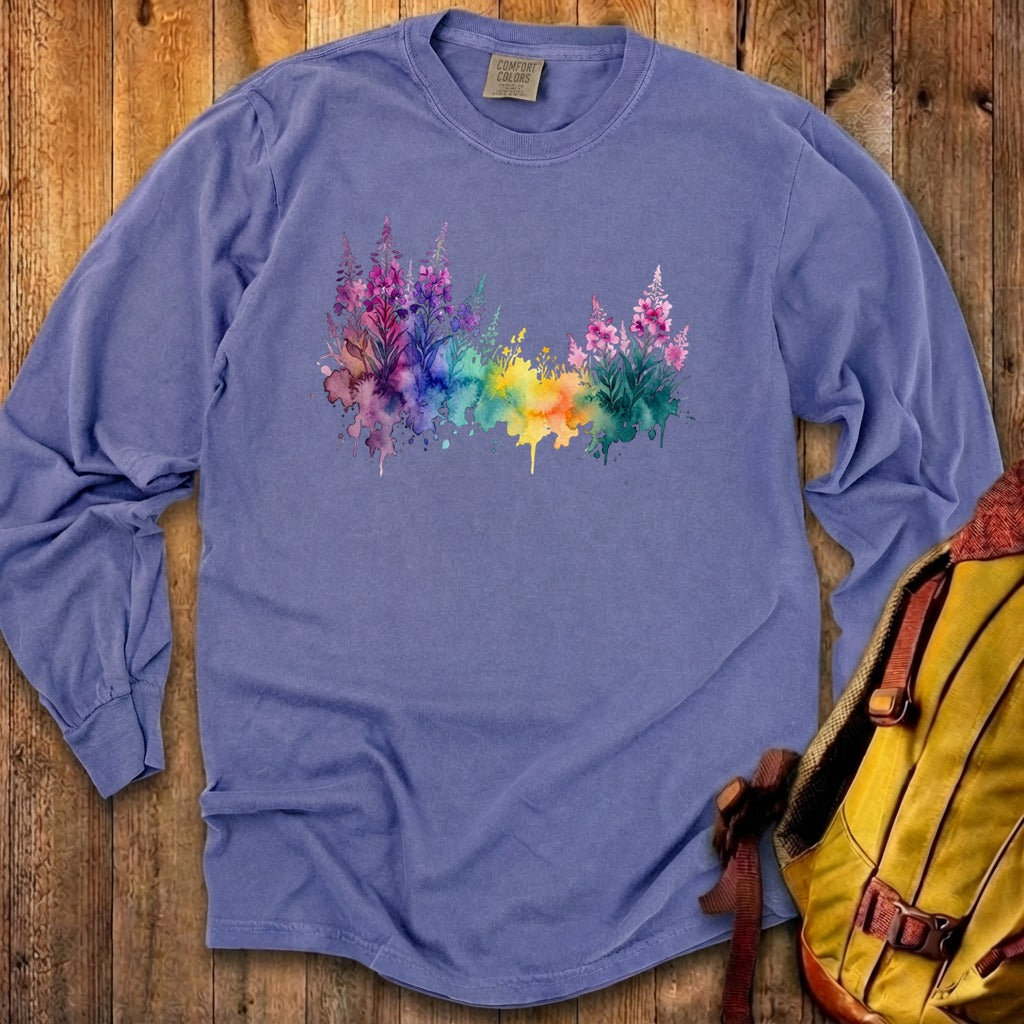 Watercolor Fireweed Premium Long Sleeve