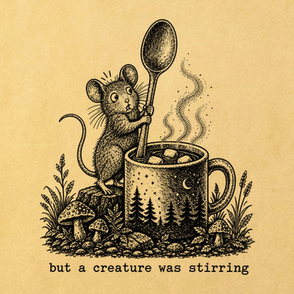 Creature was Stirring Cotton T-Shirt